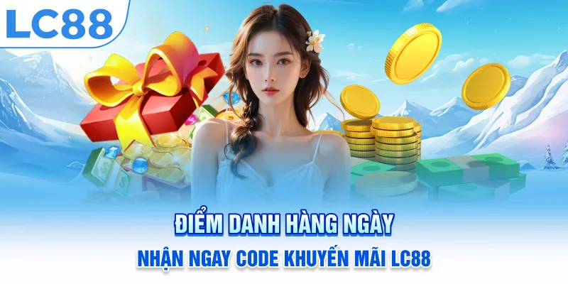 Điểm danh hàng ngày - Nhận ngay code khuyến mãi LC88